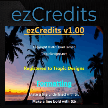 ezCredits Plugin Purchase